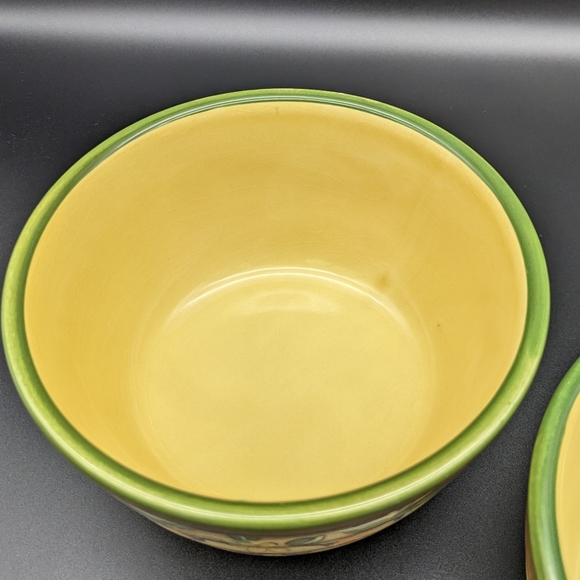 Honey Rooster by Maxcera Corp. Hand Painted Soup/Cereal Bowls - Picture 4 of 7